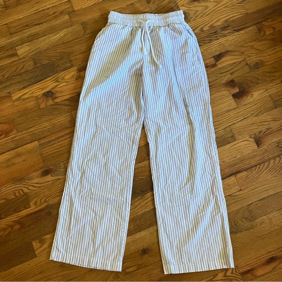 PacSun Pinstripe Pull-On Cargo Slouchy Fit Pants Size: XS - Picture 2 of 5